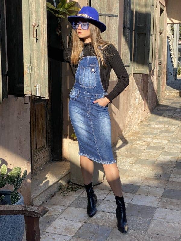 סרפן ג'ינס לוצ'י  בד ג'ינס לייקרה  מידות :0 עד 6 
