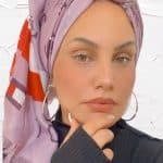מטפחת לונג גדול T בד כותנה