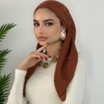 מטפחת מרובעת בייסיק 90\90 בד כותנה 