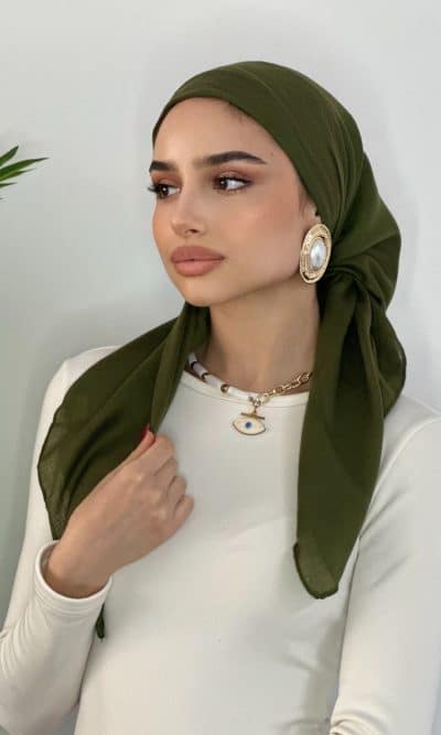 מטפחת מרובעת בייסיק 90\90 בד כותנה 